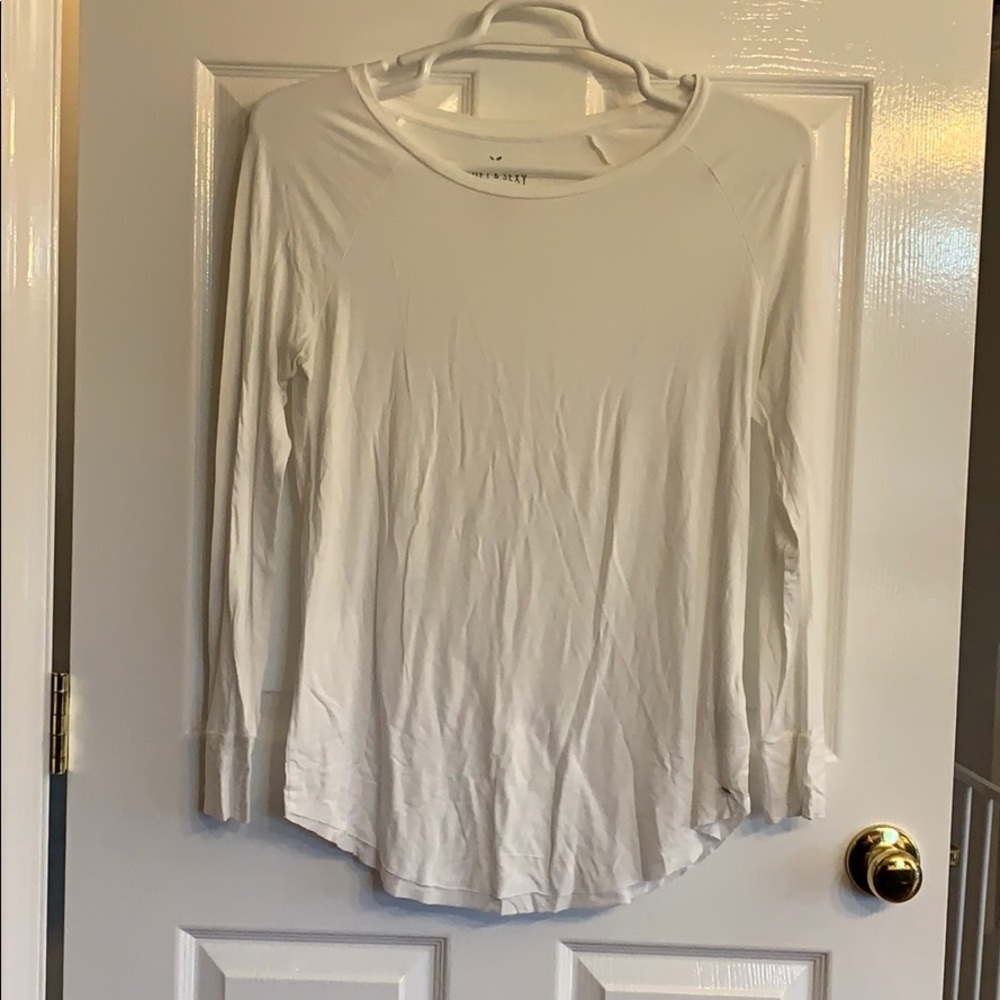 White long sleeve shirt